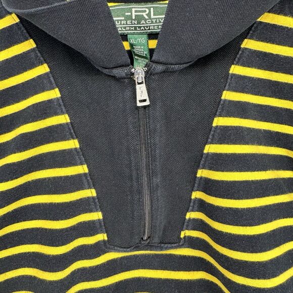 Vintage L-RL Lauren Active Ralph Lauren Womens XL Striped Polo Multicolor - Picture 10 of 11